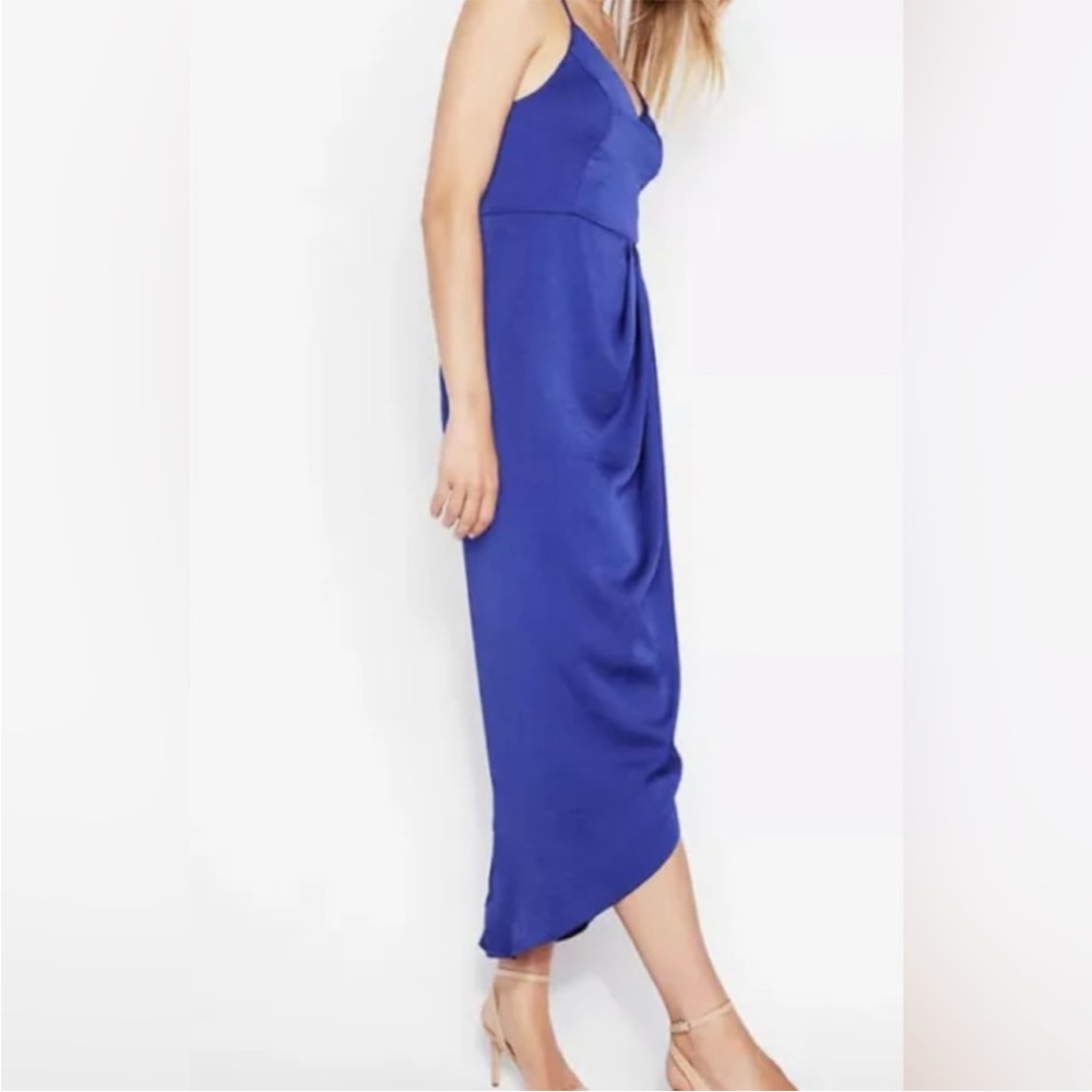 Express royal blue midi dress